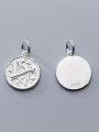 thumb 925 Sterling Silver With Silver Plated Fashion Round Charms 0