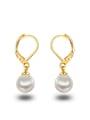 thumb Fresh Korean Style Artificial Pearl Drop Earrings 0