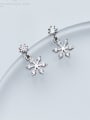 thumb Christmas jewelry:Sterling Silver with snowflakes and sweet ear studs 0