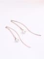 thumb Lovely Artificial Pearl Line Earrings 1