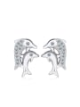 thumb Lucky Double Fishes Women Stud Earrings 0