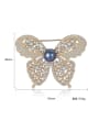 thumb Sterling Silver with 3A zircon natural pearls and ancient butterfly Brooches 3