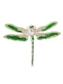 thumb Copper With cubic zirconia Cute Insect Dragonfly Brooches 0