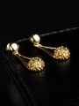 thumb Fashionable 18K Gold Plated Geometric Drop Earrings 1