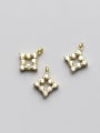 thumb 925 Sterling Silver With 18k Gold Plated Delicate Geometric Charms 1