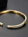thumb Copper inlaid AAA zircon noble gold knotted Bracelet 1