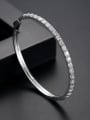 thumb Copper inlaid AAA zircon Minimal bracelet 2