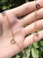 thumb Copper With Cubic Zirconia Fashion Charm Beaded Necklaces 3