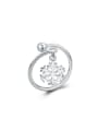 thumb Creative Snow Pendant Wedding Accessories Opening Ring 0