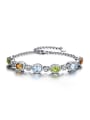 thumb Fashion Multi-color Gemstones Bracelet 0