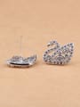 thumb Cartoon Zircon Sterling Silver European And Classic stud Earring 3