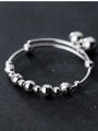 thumb 925 Sterling Silver With Cute bell New Baby Bangles 3