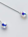 thumb Exquisite Multi-color Round Shaped Crystal Drop Earrings 1