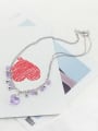 thumb Fashion Heart austrian Crystals Little Beads Alloy Necklace 1