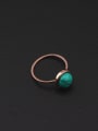 thumb Rose Gold Plated Turquoise Ring 1