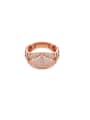 thumb 2018 Women Rose Gold Zircon Ring 0