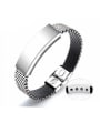 thumb Stainless Steel With Simplistic Square Bracelets 0