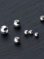 thumb 925 Sterling Silver With Silver Plated Classic Ball Beads 3