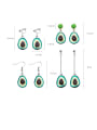 thumb Alloy With Platinum Plated Simplistic Friut Drop Earrings 4