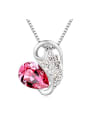 thumb Fashion Tiny Cubic Water Drop austrian Crystals Alloy Necklace 0