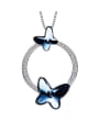 thumb Butterfly Shaped Crystal Necklace 0