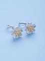 thumb S925 silver yellow color flower fashion all-match Tremella nail hook group 2