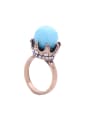 thumb Synthetic Stone Lady Alloy Statement Ring 2