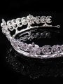 thumb Hollow Crown-shape Parking Shining Zircons Hair Accessories 1