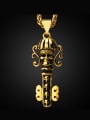 thumb Punk Skull Key Necklace 0