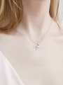 thumb Simple Shiny Star Imitation Pearl Necklace 1