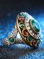 thumb Retro Exaggerated style Resin stones Crystals Alloy Ring 2