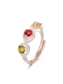 thumb Fashion Colorful Gemstones Multistone ring 0