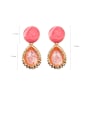 thumb Alloy With Rose Gold Plated Fashion Water Drop Drop Earrings 3