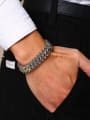 thumb Stainless Steel With Platinum Plated Simplistic Chain Bracelets 1