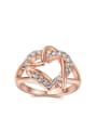 thumb Heart-shape Korean Style Zircons Fashion Ring 0