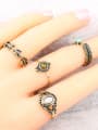 thumb Vintage style Personalized stones Alloy Ring Set 1