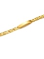 thumb Stainless Steel With Gold Plated Simplistic Chain Bracelets 4