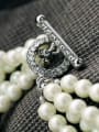 thumb Artificial Pearl Multi -Layer Alloy Necklace 2