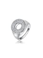 thumb Exquisite Round Shaped Austria Crystal Ring 0