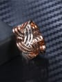 thumb Delicate Double Color Geometric Shaped Ring 1