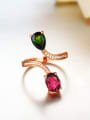 thumb Classical Gemstones Opening Cocktail Ring 0