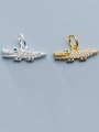 thumb 925 Sterling Silver With Cubic Zirconia  Delicate Animal Crocodile Pendants 0