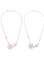 thumb Elegant Snow Alloy Clavicle Necklace 3