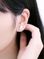 thumb Simple Tiny Zircon Stud Earrings 1