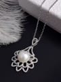thumb Freshwater Pearl Flower Necklace 1