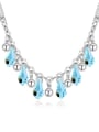 thumb Fashion Water Drop austrian Crystals Little Beads Alloy Necklace 4
