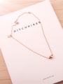 thumb Simple Style Heart-shape Pendant Necklace 0