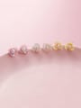 thumb Alloy With Platinum Plated Cute Colored  Shell Artificial Pearl Shell flower 6 piece earrings 0