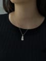 thumb 925 Sterling Silver With Gold Plated Simplistic Irregular Necklaces 2