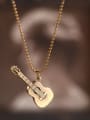 thumb All-match Women Guitar Shaped Necklace 0